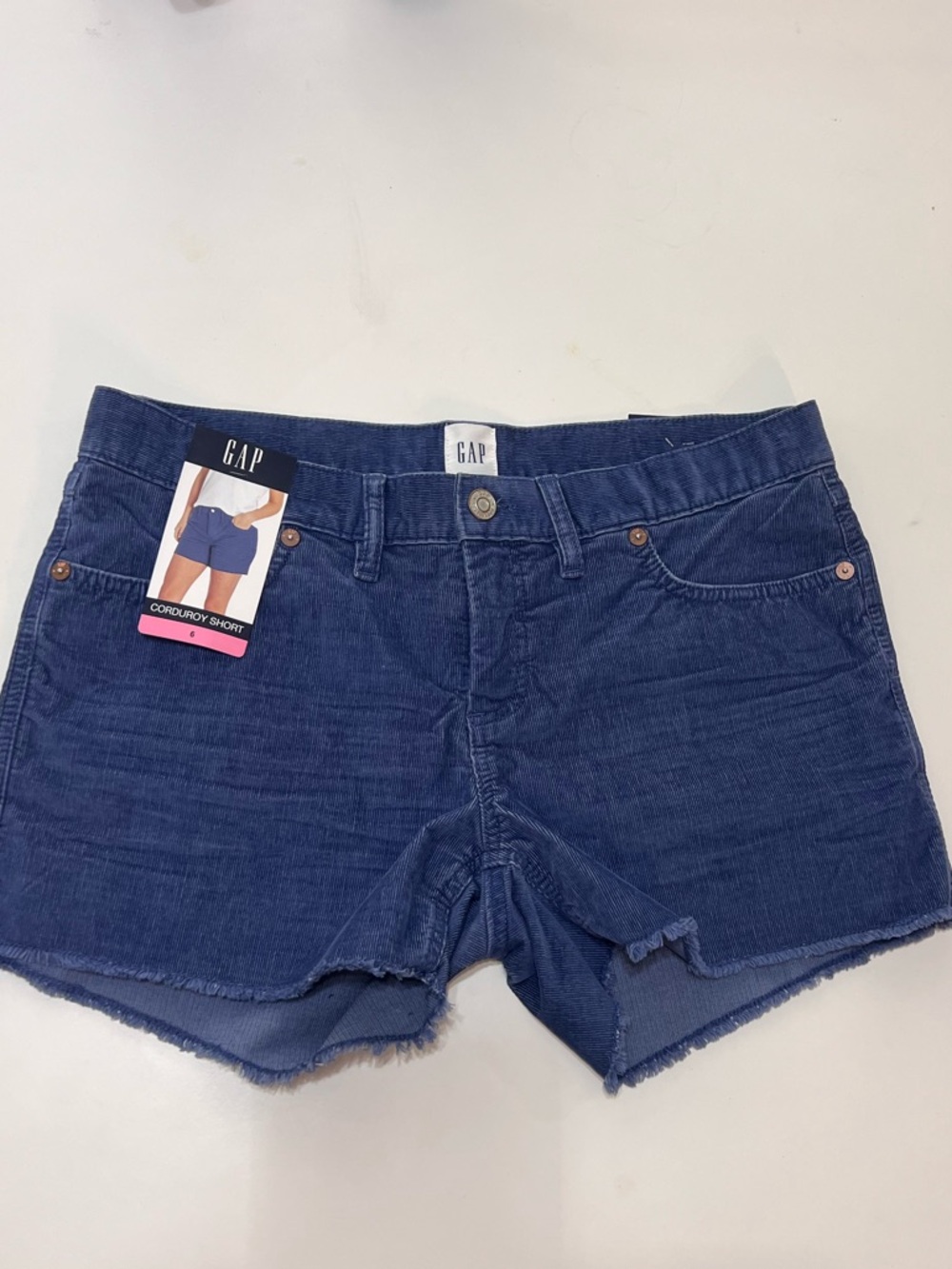 GAP Women's Denim Shorts in Indigo Blue